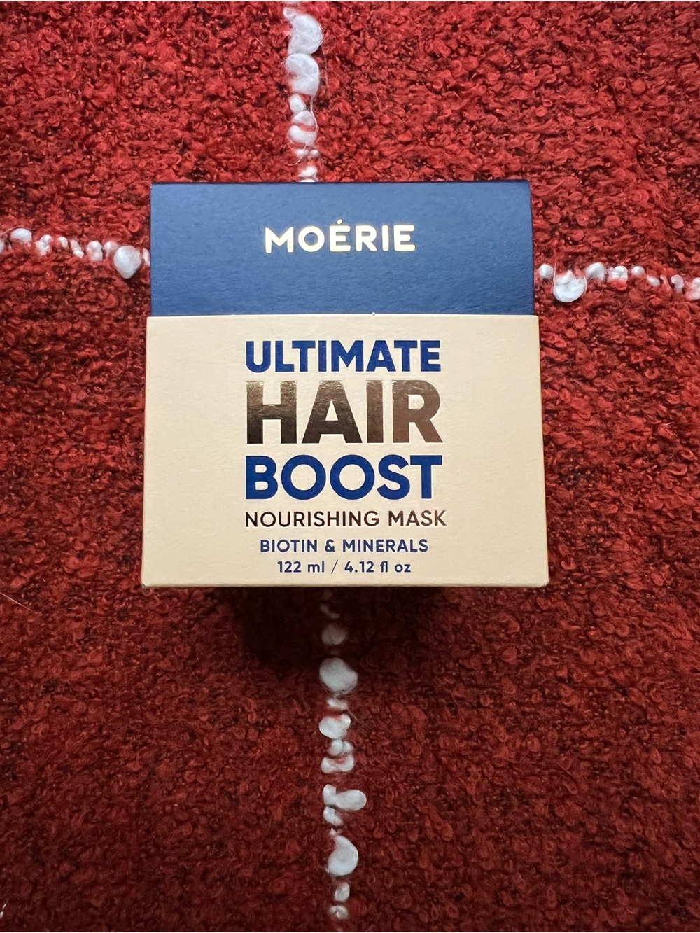 Moerie Ultimate Hair Boost Nourishing Mask - Beige & Navy